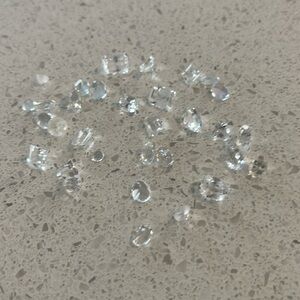 Beautiful lot of 30 CZ and topaz stones jewelry making JTV